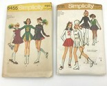 2 Vintage 1970s Simplicity Sewing Patterns 6455 5111 Cheerleader Majoret... - $8.25