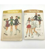 2 Vintage 1970s Simplicity Sewing Patterns 6455 5111 Cheerleader Majoret... - £6.53 GBP