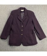 Katies Blazer Women&#39;s 14 Purple Coat Outerwear Formal 3 Buttons Wool Blend - €20,56 EUR