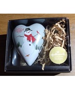 New Art Hearts Full of Good Cher Snowman Demdaco Hallmark Keepsake Ornament - £9.82 GBP