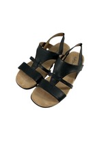 LifeStride Ezriel Womens Size 8.5M Soft System Black Sandals Shoes Flats... - £15.03 GBP