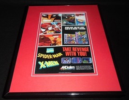 Spiderman X Men 1993 Game Boy Sega 11x14 Framed ORIGINAL Vintage Advertisement - £39.56 GBP