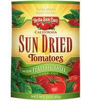 Bella Sun Luci California Sun Dried Julienne Cut Tomatoes with Italian B... - $29.65+