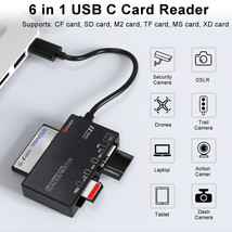 6-In-1 Memory Card Reader Usb 2.0 High-Speed Adapter For Micro Sd Sdxc C... - $22.99