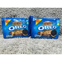 Oreo Java Chip Flavor Chocolate Sandwich Cookies Chips Family Size Lot Of 2 - $14.17