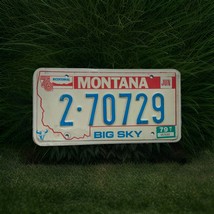1979 Montana Bicentennial License Plate 2•70729 Big Sky Skull Man Cave G... - €24,00 EUR