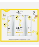 Olay Ultra Moisture Body Wash Plus 23.6 Fl Oz 3 Pack With Shea Butter - £15.68 GBP