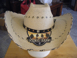 NEW - Authentic Mexican Nicol Hats Intl. Resin Coated Western Style Hat ... - $55.59