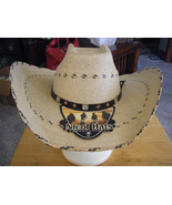 NEW - Authentic Mexican Nicol Hats Intl. Resin Coated Western Style Hat ... - £43.48 GBP