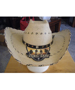 NEW - Authentic Mexican Nicol Hats Intl. Resin Coated Western Style Hat ... - $55.59