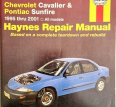 GM Chevrolet Cavalier Pontiac Sunfire Haynes Repair Manual PB 1995-2001 BKBX10 - £14.12 GBP