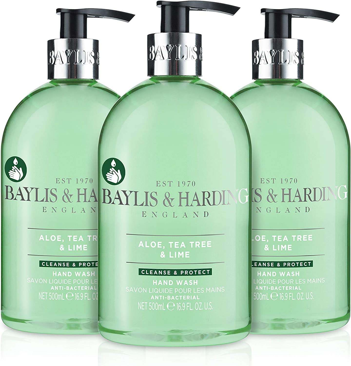 Baylis &amp; Harding Aloe, Tea Tree and Lime anti Bacterial Hand Wash, 500 M... - $13.38+