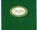 Stouffer&#39;s Restaurant Luncheons Menu 1968 Washington DC - £14.28 GBP