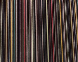 Paul Smith Maharam Epingle Stripe Violet Velvet Designer Fabric 20&quot;L X 50&quot;W - £40.71 GBP