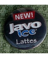 Nice Gently Used Javo Ice Lattes Advertising Button, Tin, VERY GOOD COND - $2.96