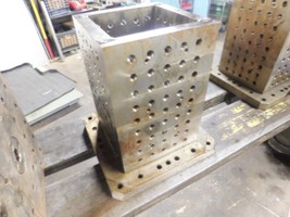 4 Sided Steel CNC Tombstone 8-1/4&quot; x 8-1/4&quot; x 12&quot; High - £791.36 GBP