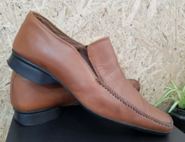 Florsheim Sudan Slip On Brown Leather Men&#39;s Shoes Us 10 Uk 9 Euro 43 Cm 28 - £20.12 GBP