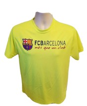 FCB FCBarcelona Mes Que Un Club Soccer Adult Medium Green Jersey - £23.42 GBP