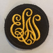 Black And Gold Monogram Patch - Not Certain on the Design - See Photos - $5.89