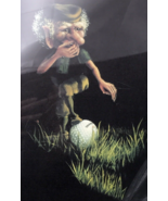 VTG 1981 Cat Daniels &quot;Golf Stinker&quot; Elf Hiding Ball #1350/1500 Print Sig... - £14.80 GBP