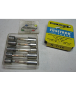 Fusetron N-7/10 Slow-Blow Fuse .7A 250V Glass 1/4" x 1-1/4" - NOS Qty 5 - £4.50 GBP