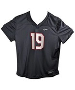 Black Football Practice Jersey #19 Sz Medium Game Nike 19 Red M - $33.85 CAD
