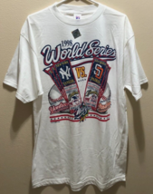 N.Y. Yankees S.D. Padres MLB Vintage 1998 Logo 7 World Series White T-Shirt XL - £36.05 GBP