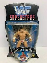 1996 Jakks Pacific WWF Superstars British Bulldog Series 3 Vintage Actio... - $19.80