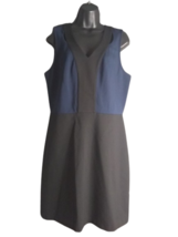 41 Hawthorn Sarya Ponte Knit Dress Navy &amp; Black Tank Cut Out Details Siz... - £21.42 GBP