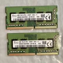 Lot Of 2 Sk Hynix 4GB 1Rx16 PC4-2400T Laptop Ram Memory HMA851S6AFR6N-UH - $12.70