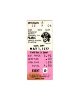May 1 1977 Houston Astros @ Pittsburgh Pirates Ticket Willie Stargell 2 HR - £39.10 GBP