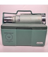 Stanley Aladdin Quart Vacuum Thermos A944DH & Lunch Box Combo Green USA Vtg - $39.59