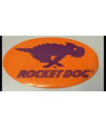 NEW RocketDog Rocket Dog Logo Decal Sticker 7.5 Inch Oval Orange and Pur... - £5.54 GBP