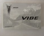 2010 Pontiac Vibe Owners Manual Guide Book [Paperback] general motors co... - $46.06