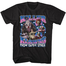 Killer Klowns Ice Cream Truck Men&#39;s T Shirt Clowns Collage Outer Space Sci-Fi - £19.58 GBP+