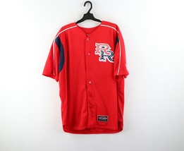 Autographed Round Rock Express Minor League Baseball Jersey Pro Cut Red Flag 48 - £97.30 GBP
