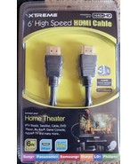 XTREME 6&#39; High Speed HDMI Cable 1440P HD 24K Gold Connectors - £7.17 GBP