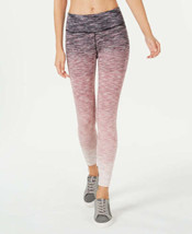 Ideology Womens Space Dyed Ombre Ankle Leggings Size Large Color Shimmer Pink Om - £29.97 GBP