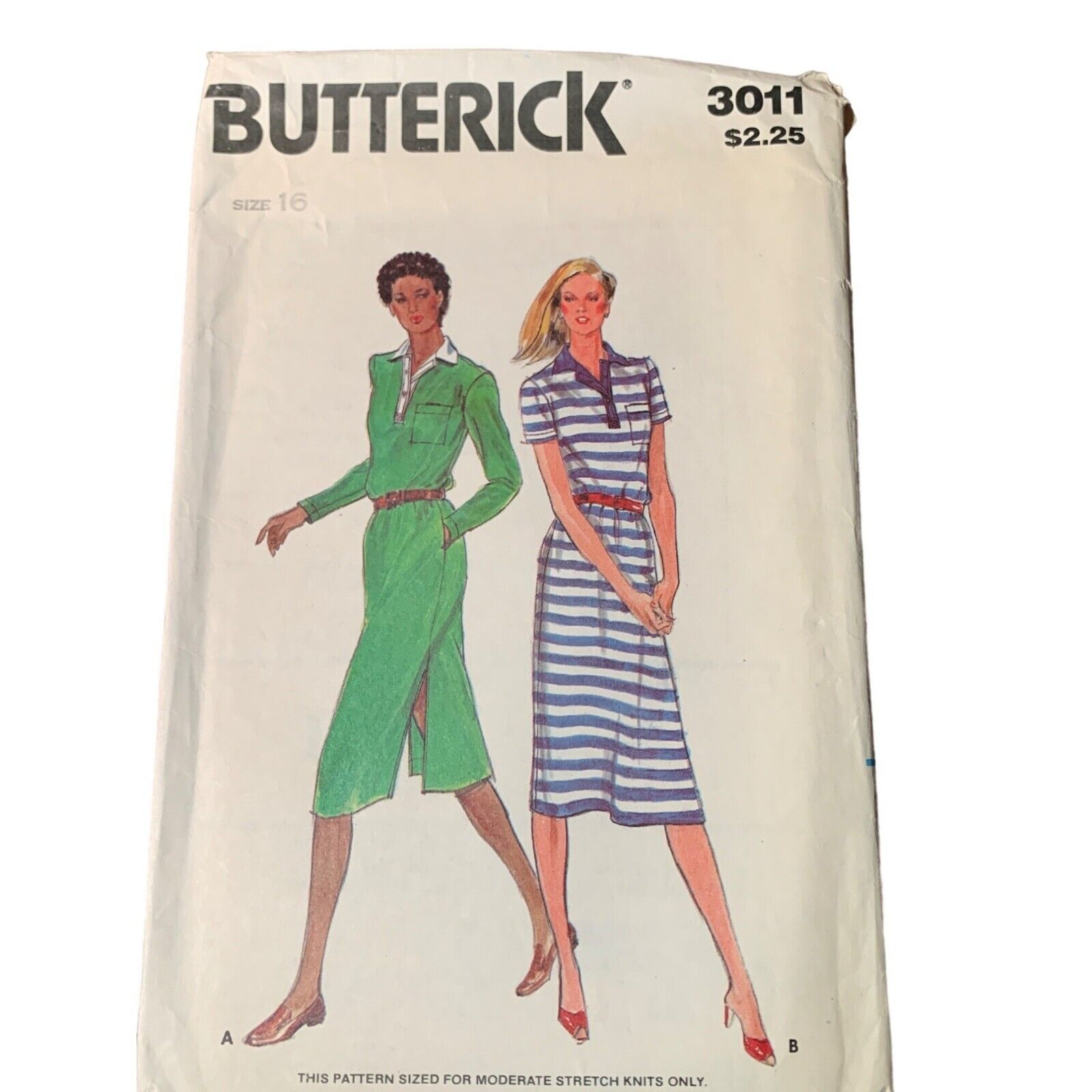 Butterick 3011 Misses' Dress Pattern Size 16 Vintage Sewing Pattern - uncut - £11.84 GBP