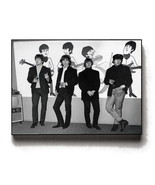 Rare Framed 1964 The Beatles and cartoon images Vintage Photo Jumbo Gicl... - £15.02 GBP