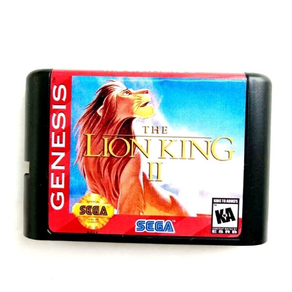 Lion King 2 16 bit MD Game Card Sega Mega Drive / Genesis - Video Games