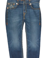 True Religion Men&#39;s Blue Cotton Skinny Jeans Pants Size W 36 - £123.27 GBP