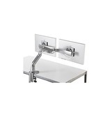 M8 Humanscale Monitor Arm Cross Bar, Dual Monitor Arm, Clamp Mount, Silv... - $431.20