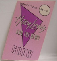 HUEY LEWIS - VINTAGE ORIGINAL CONCERT TOUR CLOTH BACKSTAGE PASS  ***LAST... - $10.00