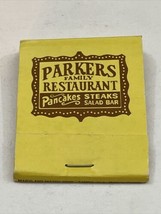 Vintage Matchbook Cover  Parkers Family Restaurant  Tarpon Springs, Fl  gng - £9.71 GBP