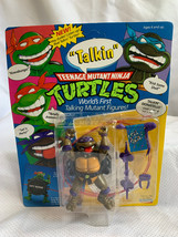 1991 Playmates Toys "Talkiin' Donatello" Tmnt Action Figure In Pack Unpunched - $59.35