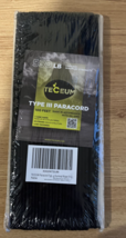 TECEUM  Type III Paracord 550 lb Black 100 Ft NEW - £14.12 GBP