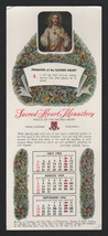 INK BLOTTER - SACRED HEART MONASTERY, HALES CORNERS WI - 3RD QUARTER 1954 - $4.94