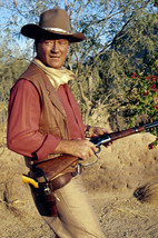 John Wayne in El Dorado great image holding rifle 18x24 Poster - $23.99