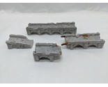 Lot Of (4) Ceramic Minature RPG Wargaming Bridge Acessory Terrain Scenery - $40.09